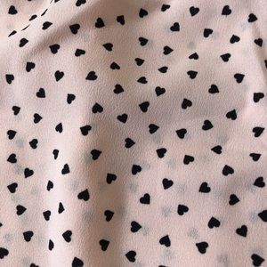 LOFT Tops - HEART RUFFLE HENLEY SHELL LOFT Tops - HEART RUFFLE HENLEY SHELL